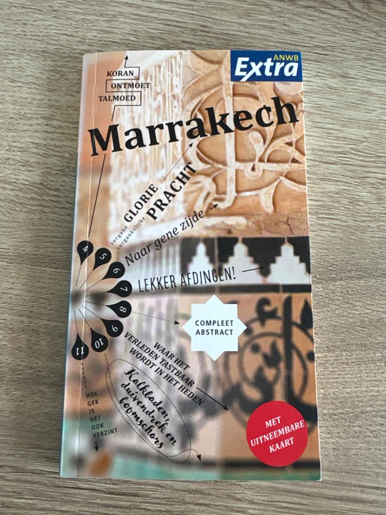 ANWB Extra Reisgids Marrakech met uitneembare kaart, Boeken, Afrika, Ophalen of Verzenden, Zo goed als nieuw, Reisgids of -boek