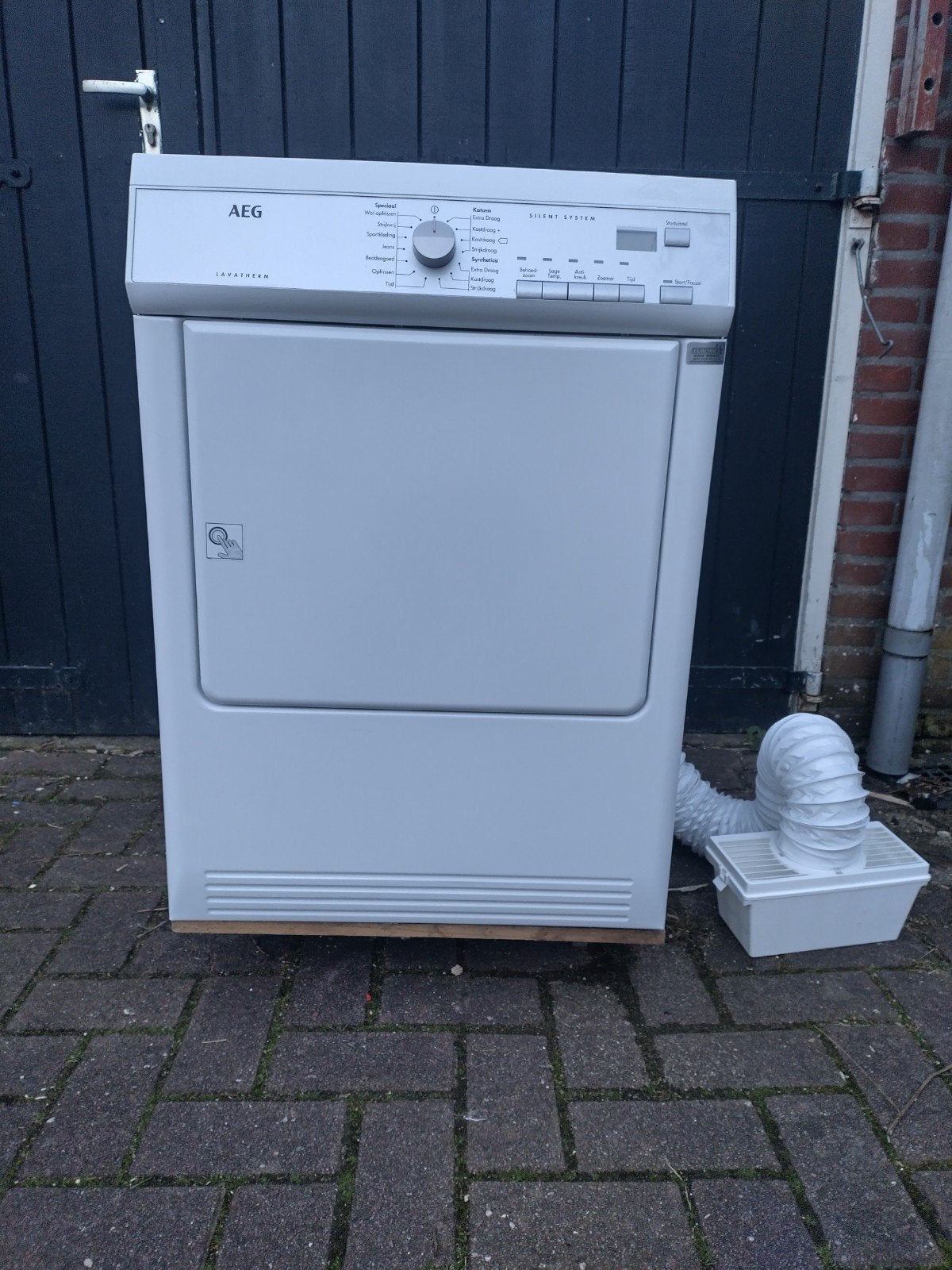 aeg afvoerdroger 7kg, Witgoed en Apparatuur, Ophalen, 6 tot 8 kg, Gebruikt, Minder dan 85 cm