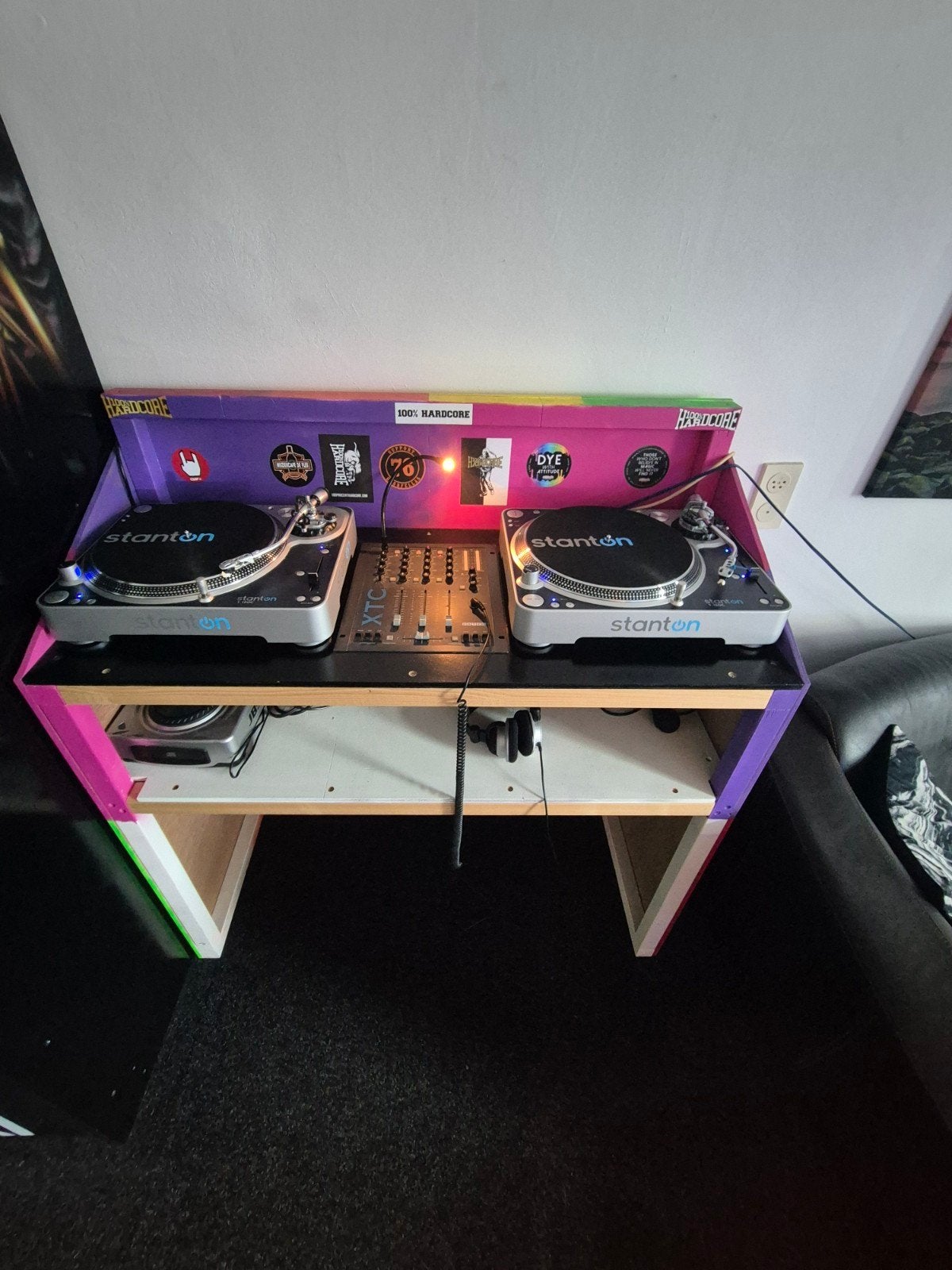 Stanton DJ-set: 2x T.120C en xtc mengpaneel, Ophalen of Verzenden, Gebruikt, Dj-set, Overige merken