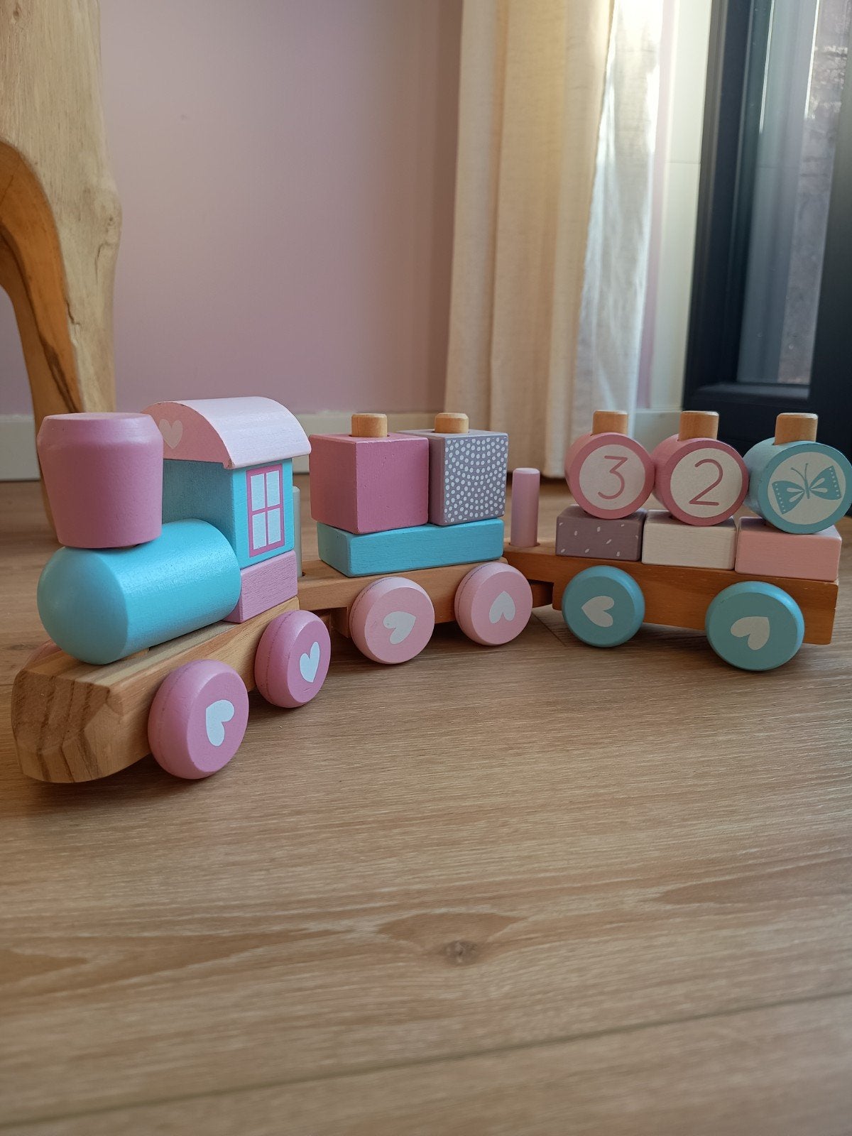 Little Dutch houten trein meisjes, Kinderen en Baby's, Ophalen of Verzenden, Zo goed als nieuw