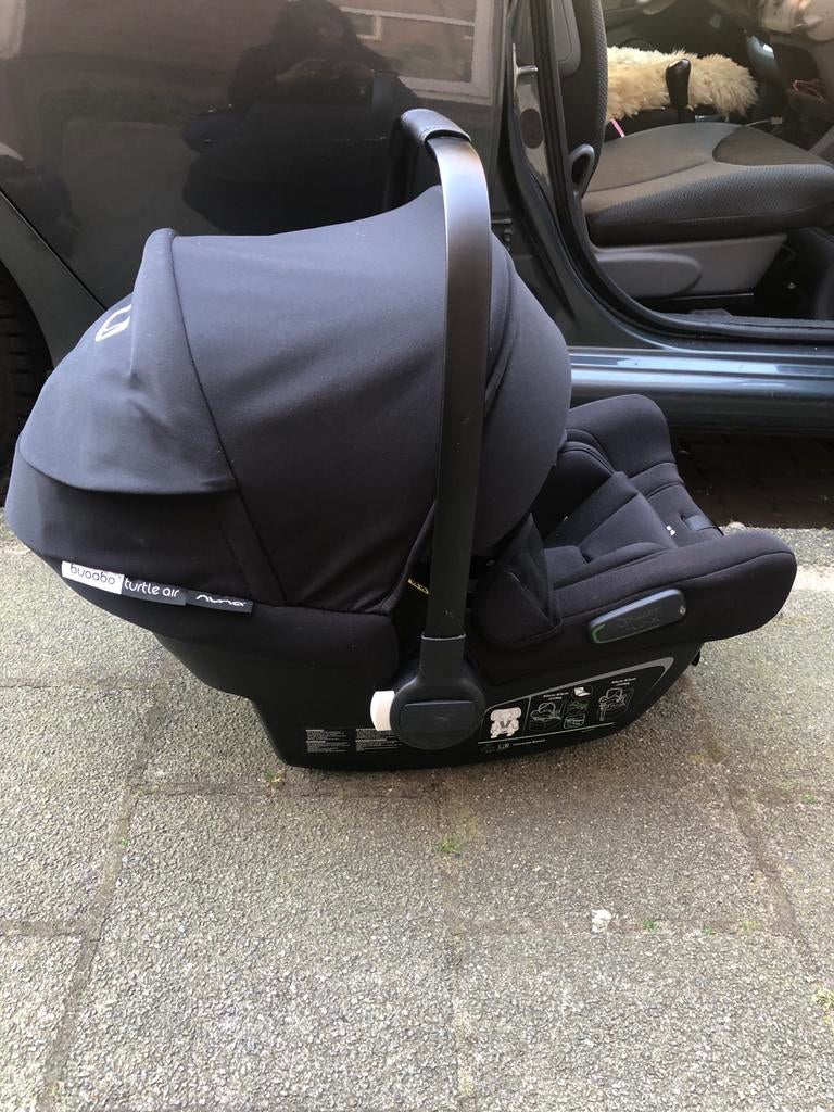 Bugaboo Turtle Air by Nuna autostoel - Zwart, Kinderen en Baby's, Autostoeltjes, Overige merken, Autogordel, Zo goed als nieuw