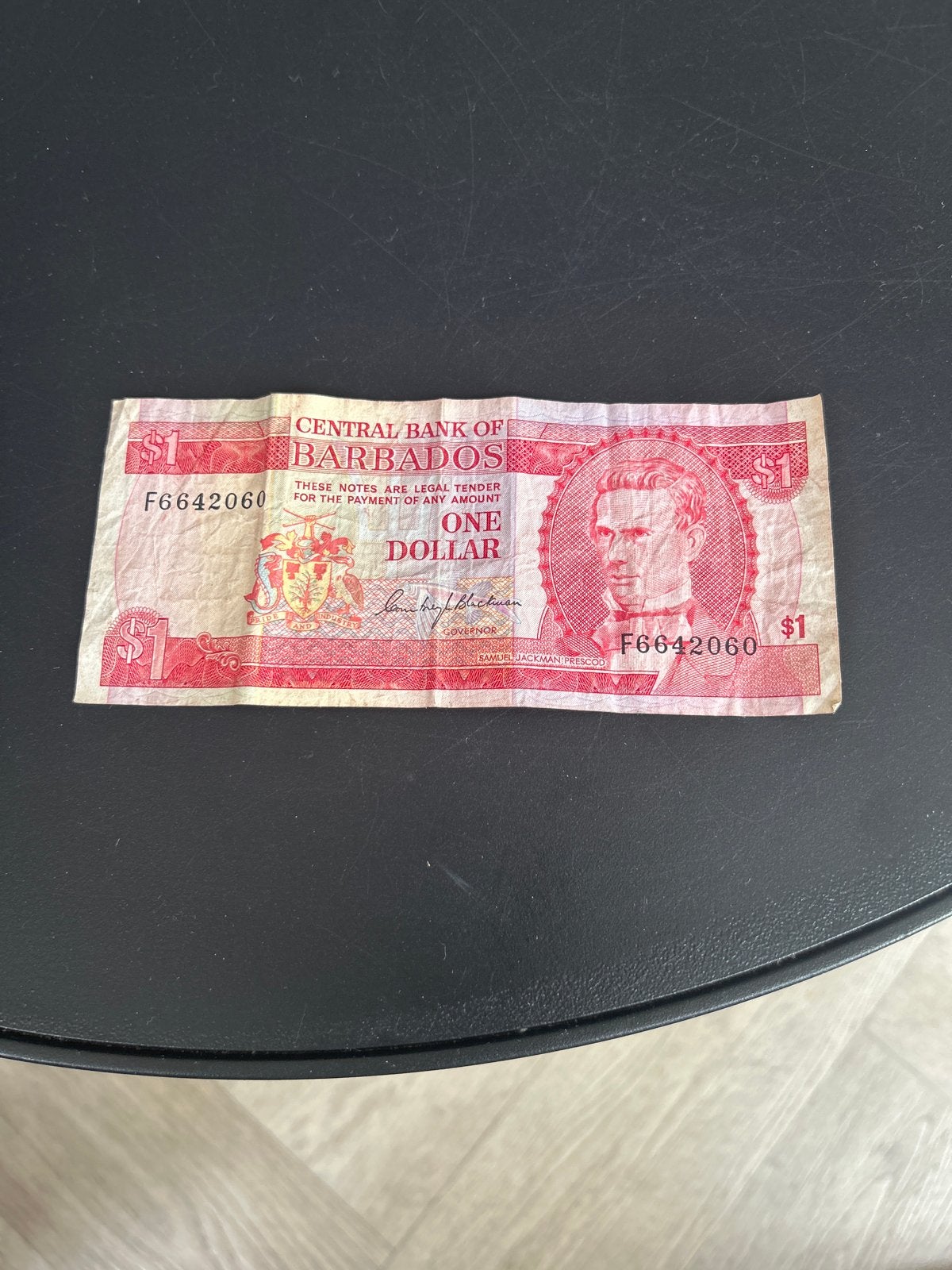 Historisch 1 Dollar biljet Barbados (F6642060), Postzegels en Munten, Bankbiljetten | Amerika, Ophalen of Verzenden, Midden-Amerika