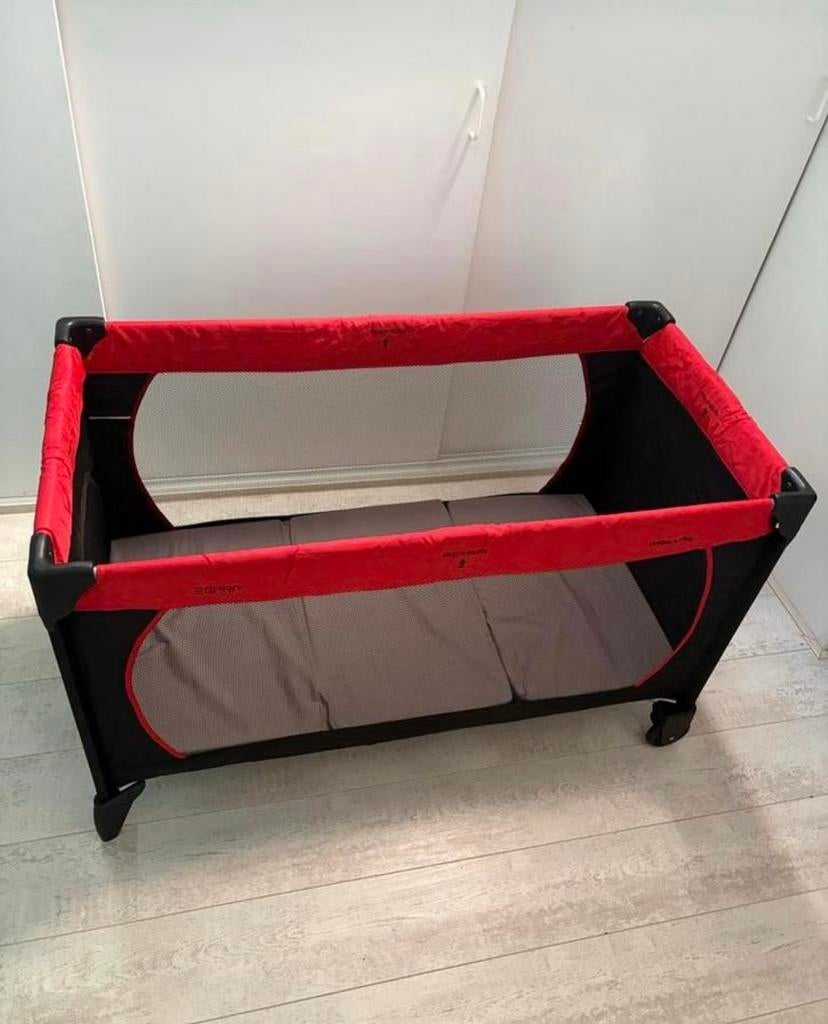 Esprit campingbed met matras, Ophalen, Gebruikt, 70 tot 85 cm, 140 tot 160 cm