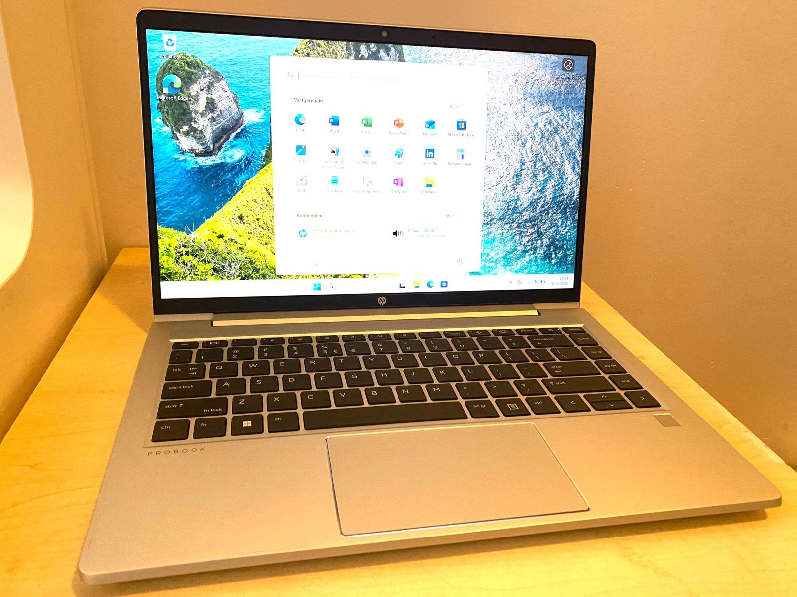 Laptop Hp ProBook 445 G10 touchscreen, Computers en Software, Windows Laptops, Ophalen, 2 tot 3 Ghz, Qwerty, 14 inch