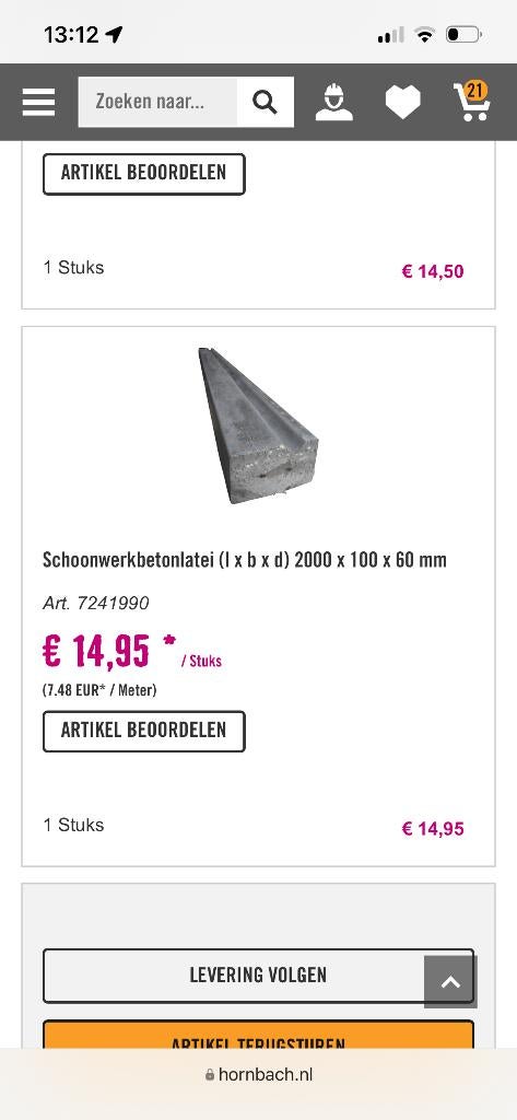 Latei, Doe-het-zelf en Verbouw, Ophalen, Nieuw, Overige metalen