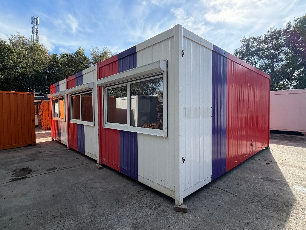 Metalen bouwkeet kantoorunit of woonunit 6x9 meter, Ophalen of Verzenden