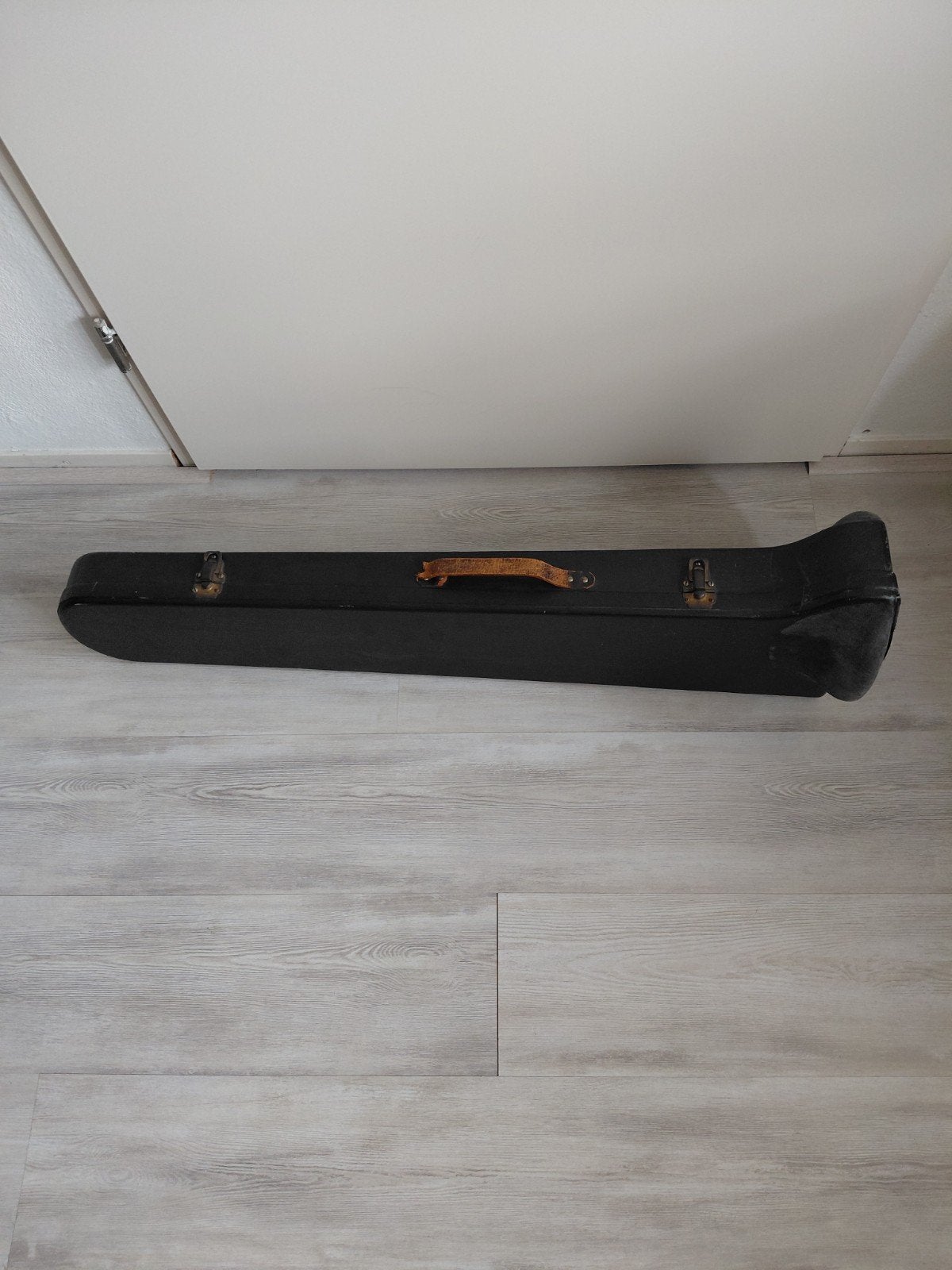 trombone vintage antiek exselcior met koffer, Ophalen, Gebruikt, Met koffer