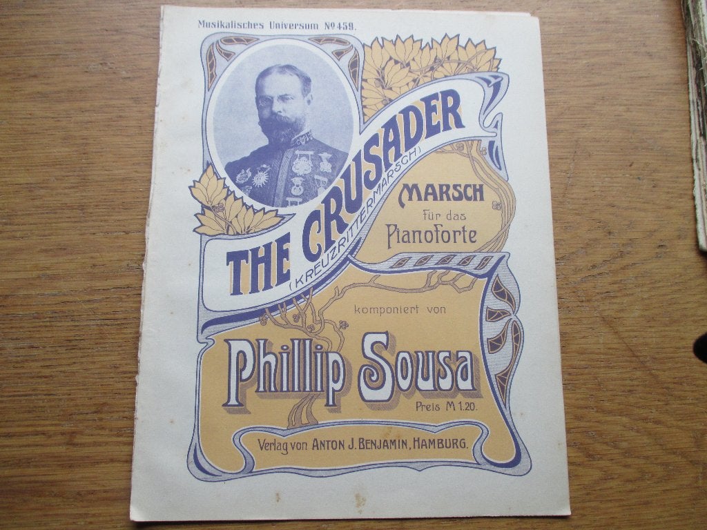 The crusader - sousa - mars voor piano, Muziek en Instrumenten, Bladmuziek, Gebruikt, Klassiek, Ophalen of Verzenden, Artiest of Componist