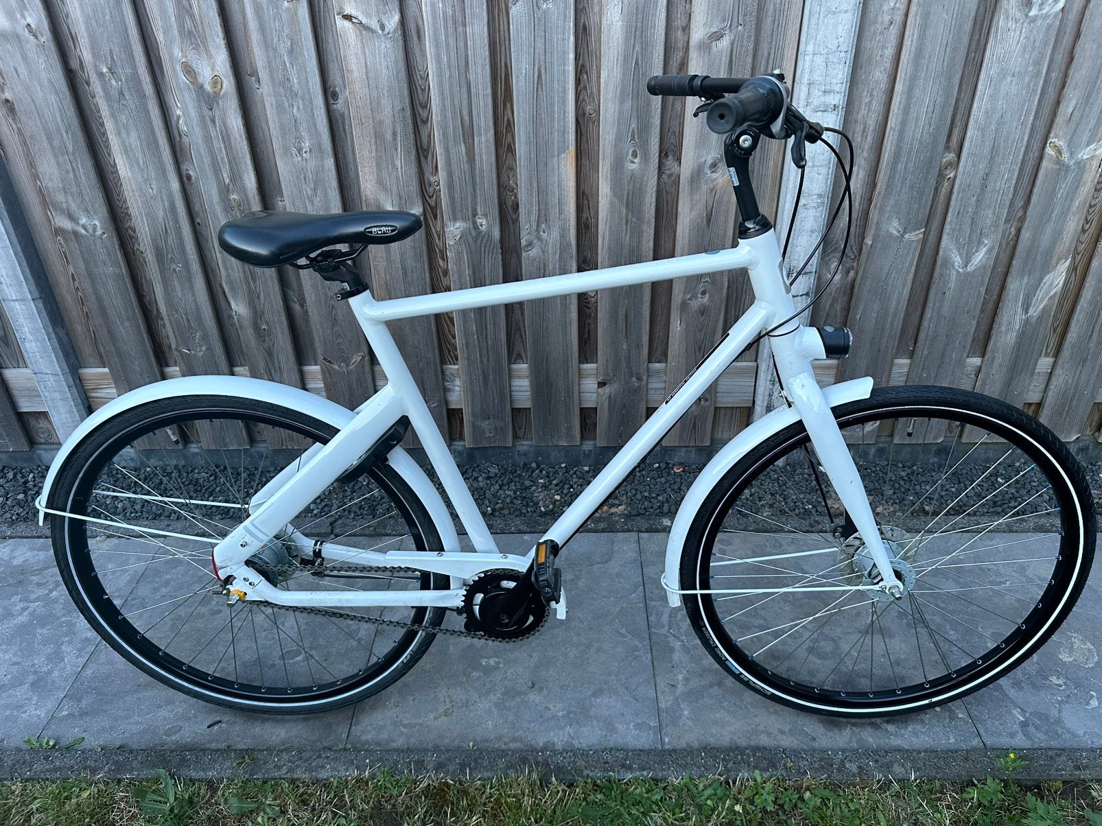 Cortina blau maat 61 cm herenfiets, Fietsen en Brommers, Overige merken, Versnellingen, Zo goed als nieuw, Trommelrem