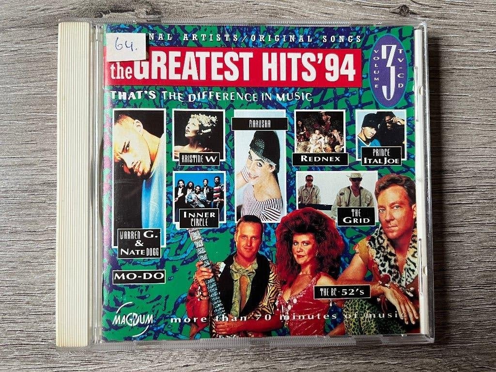 CD The greatest hits '94 volume 3, Cd's en Dvd's, Ophalen of Verzenden, Zo goed als nieuw, Verzamelalbum, Pop