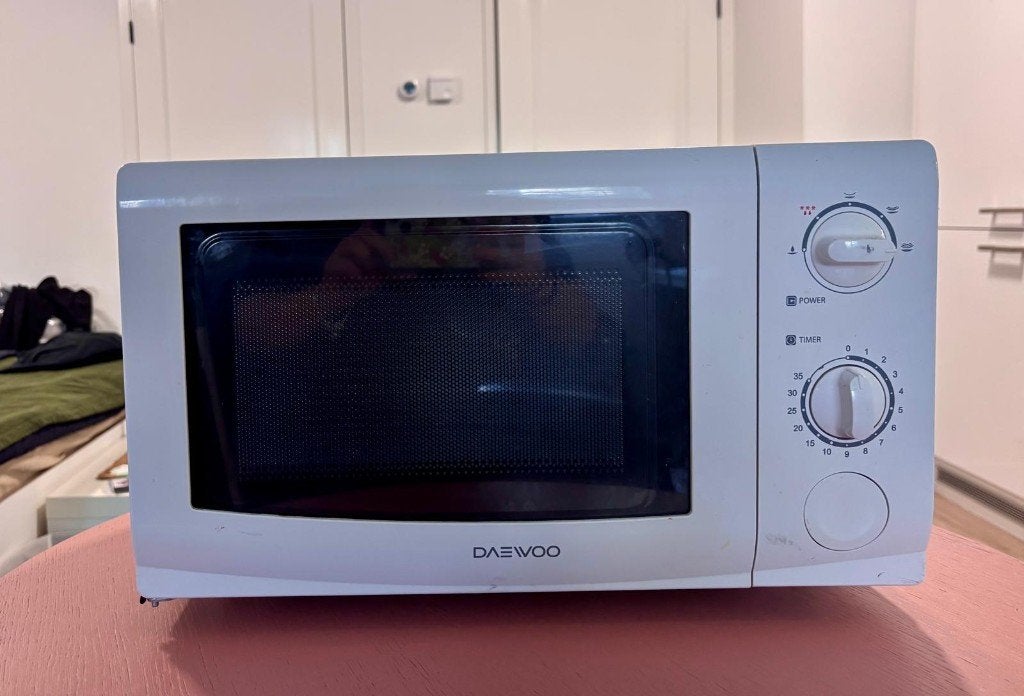 Magnetron / Microwave Deawoo, Ophalen, Gebruikt, Minder dan 45 cm, Hete lucht
