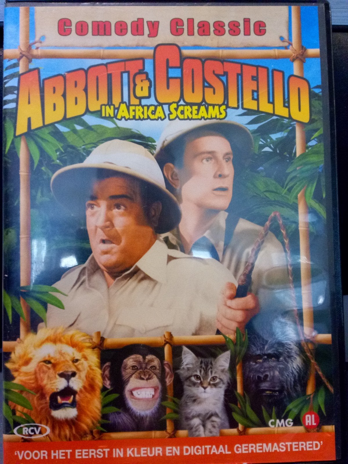 Abbott & Costello in Africa Screams - Comedy Classic DVD, Ophalen of Verzenden