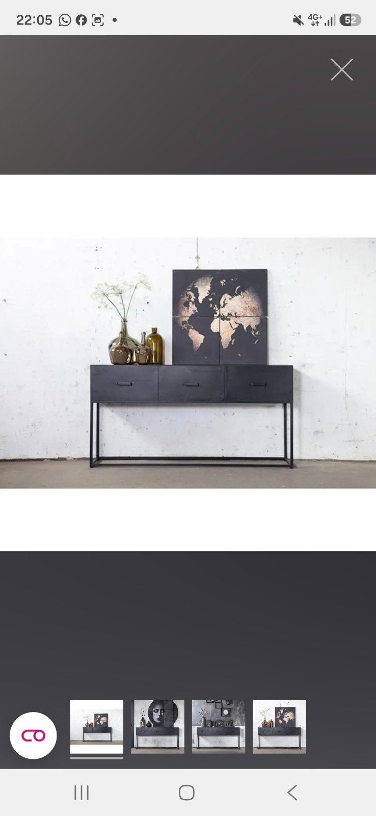 Giga meubel Urban big sidetable / dressoir, Ophalen, Gebruikt
