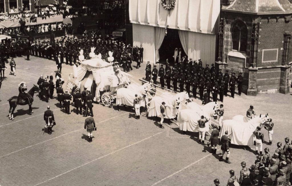 Delft Begrafenis Prins Hendrik 11 juli 1934 B3327, Ophalen, 1920 tot 1940, Gelopen, Zuid-Holland