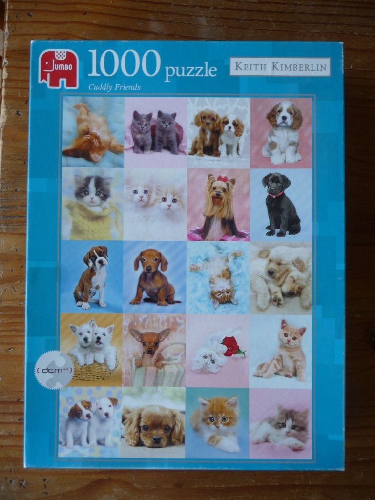 5 x Legpuzzel a 1000 stukjes., Ophalen of Verzenden, 500 t/m 1500 stukjes, Gebruikt, Legpuzzel