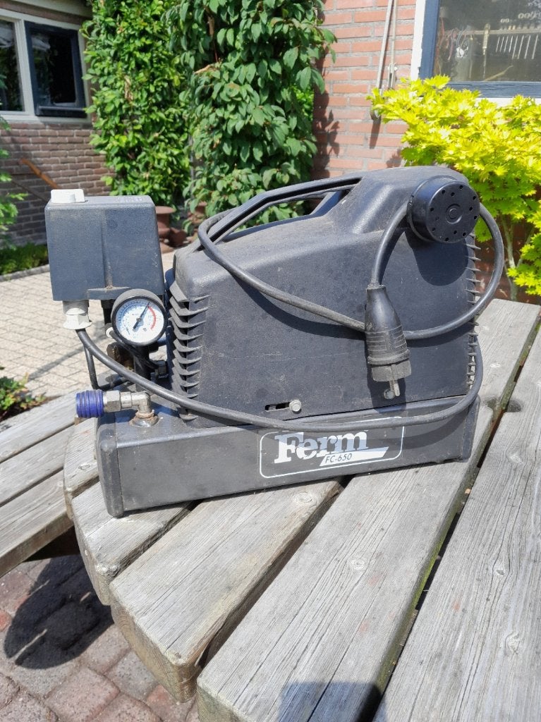 Ferm compressor, Doe-het-zelf en Verbouw, Compressors, Minder dan 25 liter, Ophalen, Zo goed als nieuw, Minder dan 200 liter/min