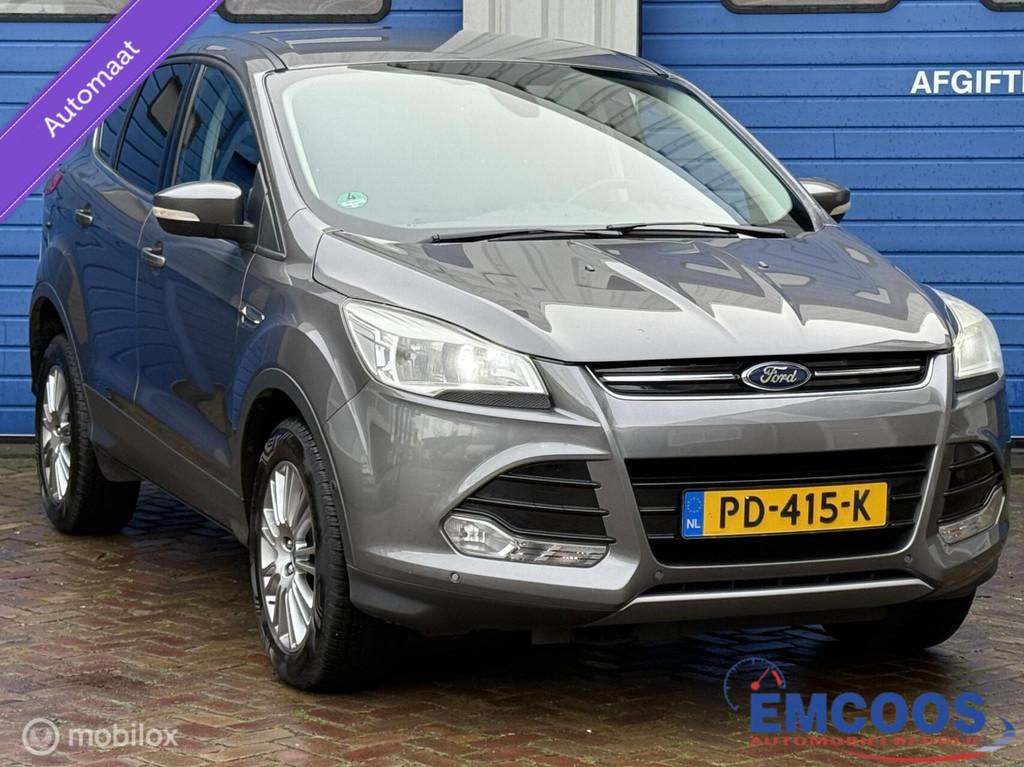Ford Kuga 1.6 Titanium Plus 4WD * Airco * Automaat * Cruise, Euro 5, Gebruikt, 4 cilinders, Leder