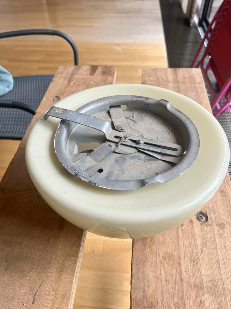 Gispen plafondlamp plafonniere, Ophalen