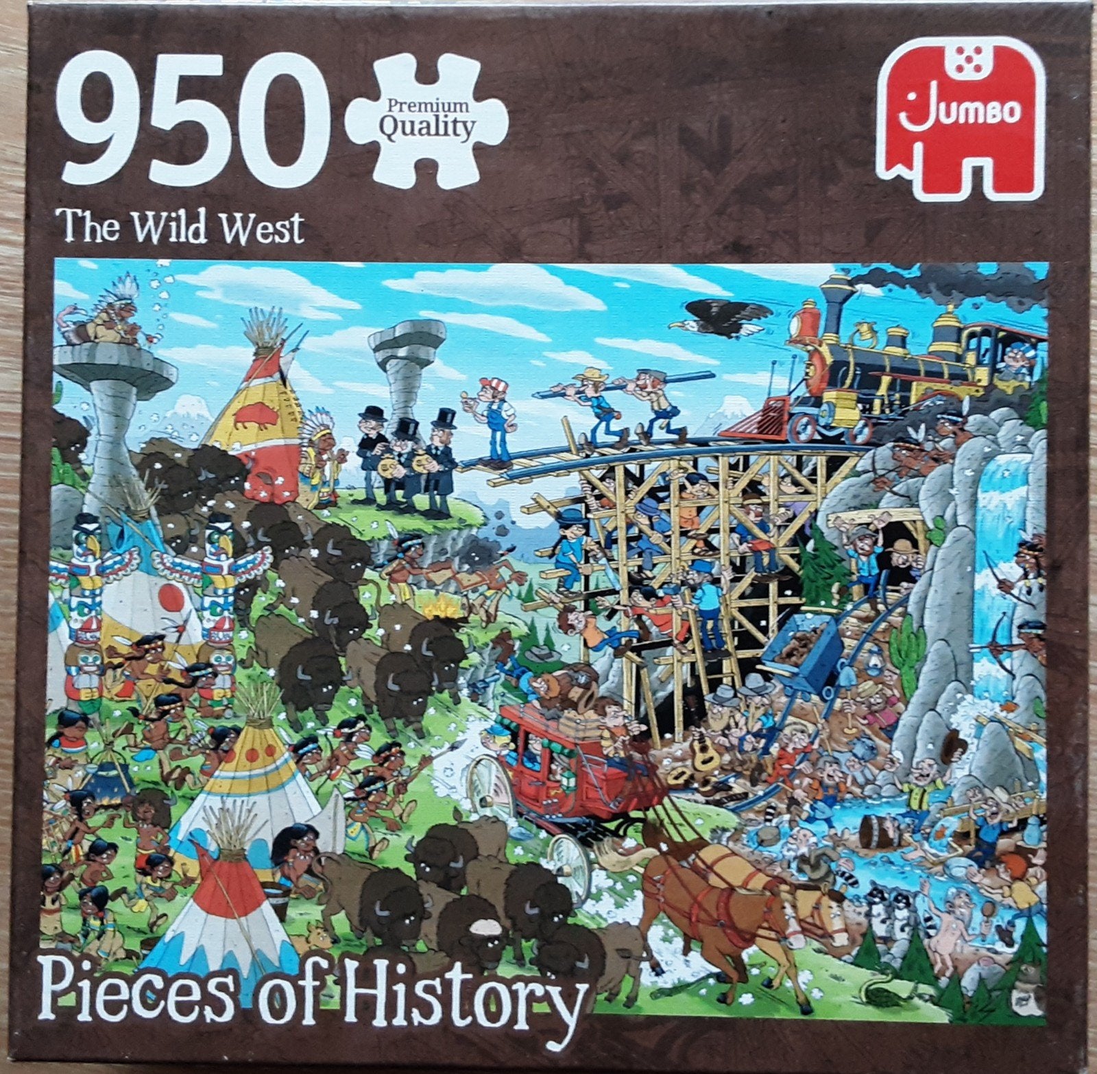 pieces of history 950 stukjes, Ophalen, 500 t/m 1500 stukjes, Zo goed als nieuw