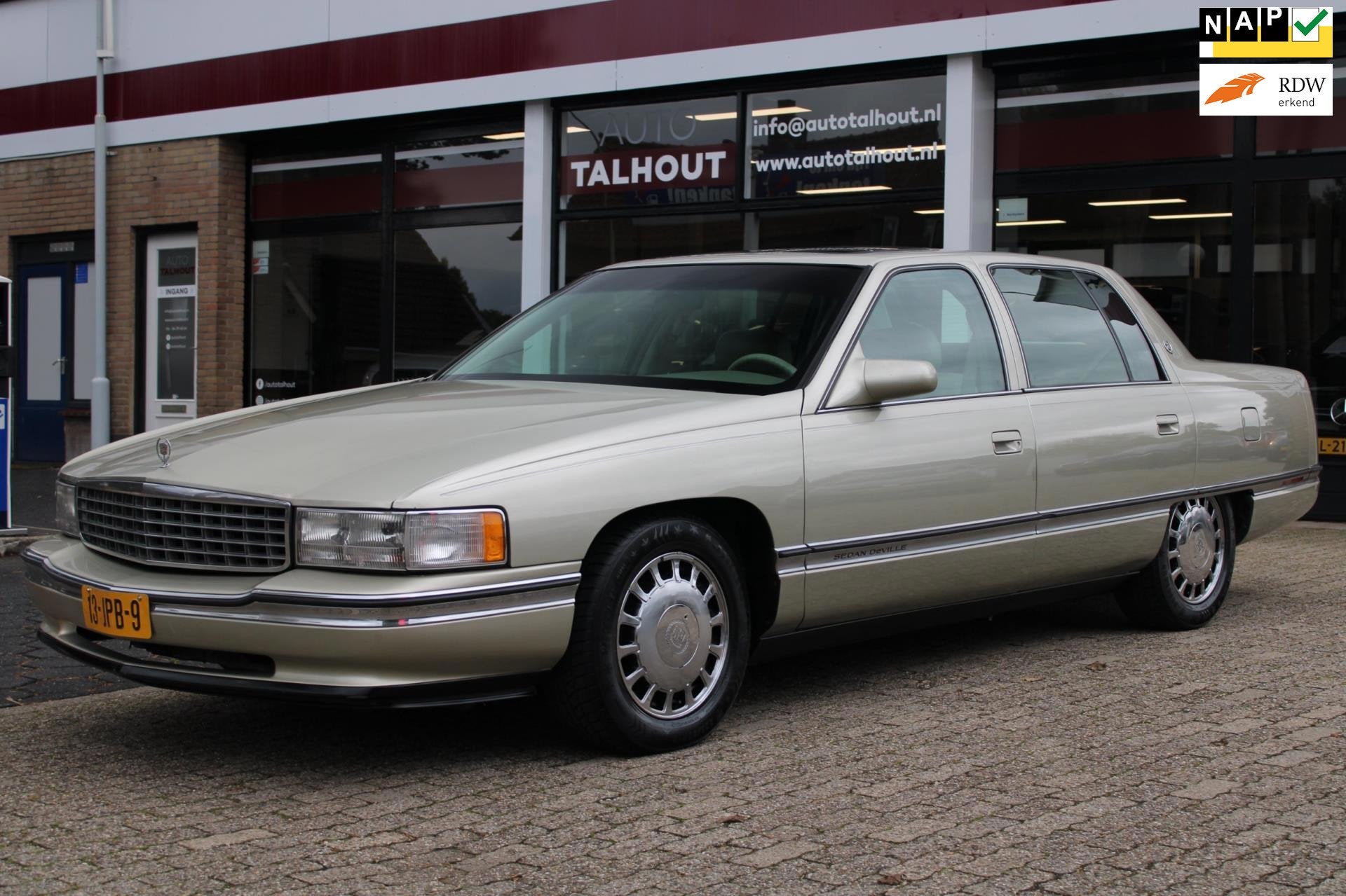 Cadillac Sedan Deville 4.6 Northstar - 1996 - V8 - USA impor, Auto's, Gebruikt, Overige carrosserieën, Beige, Leder