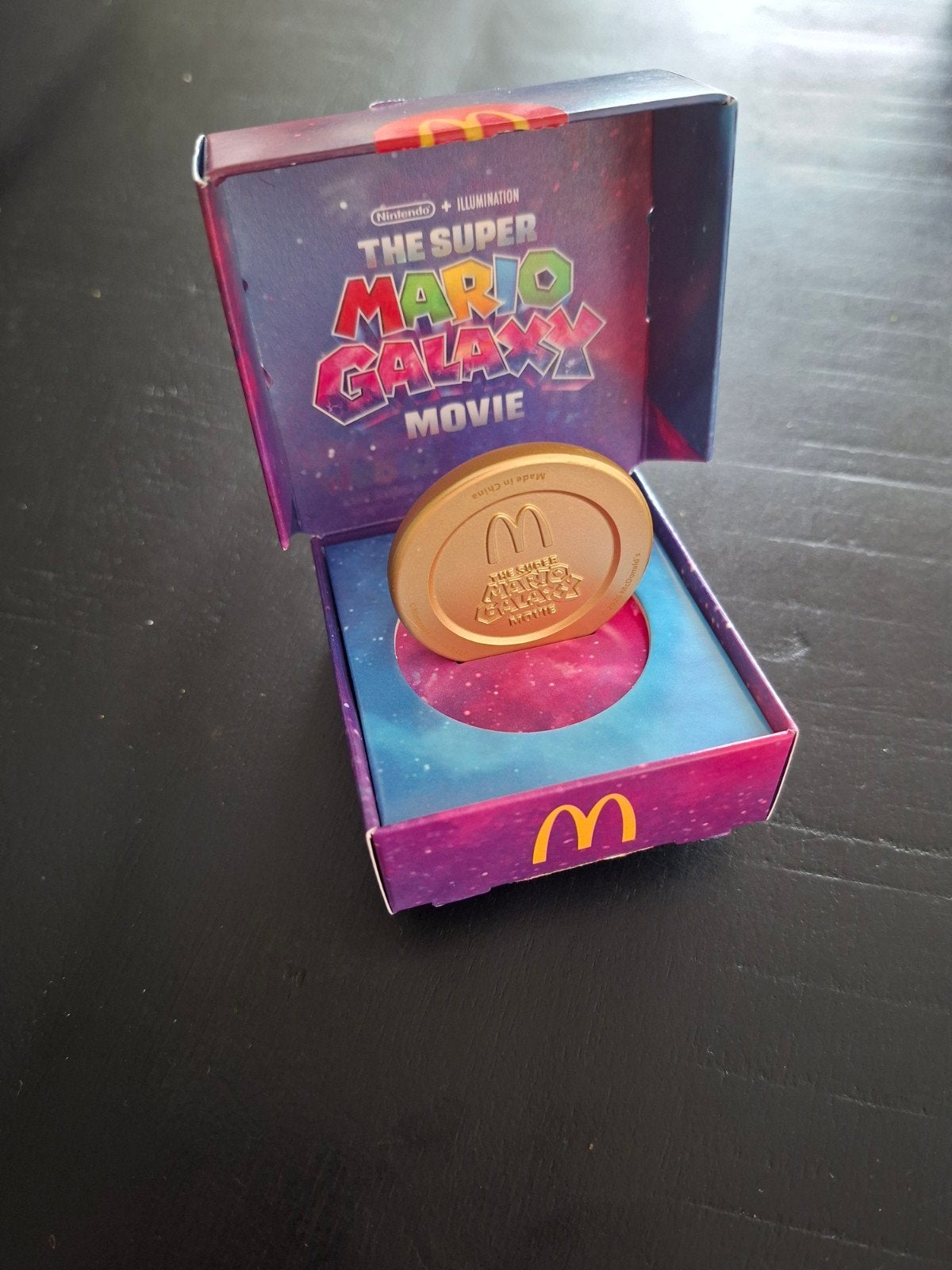 McDonald's Super Mario Galaxy Movie Munt, Verzamelen, Speelgoed, Ophalen of Verzenden, Nieuw