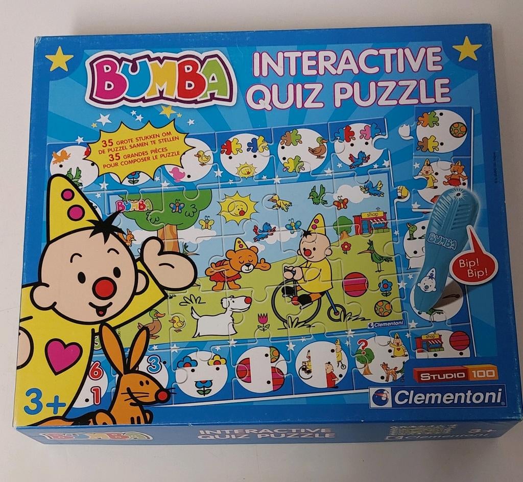 Bumba interactive puzzel met werkende pen (klein prijsje), Ophalen of Verzenden, Zo goed als nieuw