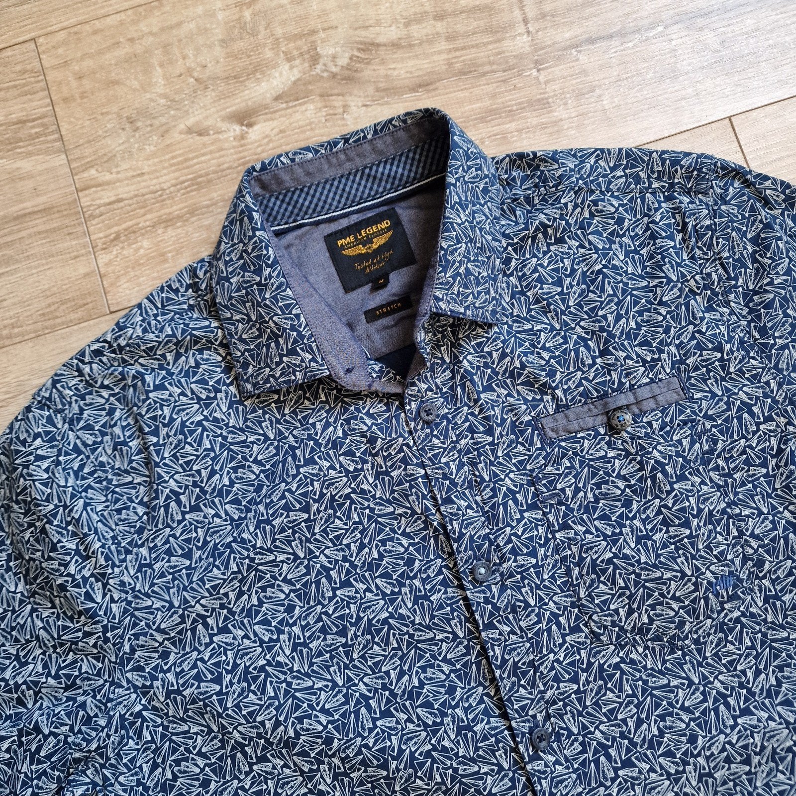 Pme Legend blouse maat M. Strech. Lange mouw., Kleding | Heren, Overhemden, Blauw, ., Pall Mall PME Legend, Zo goed als nieuw