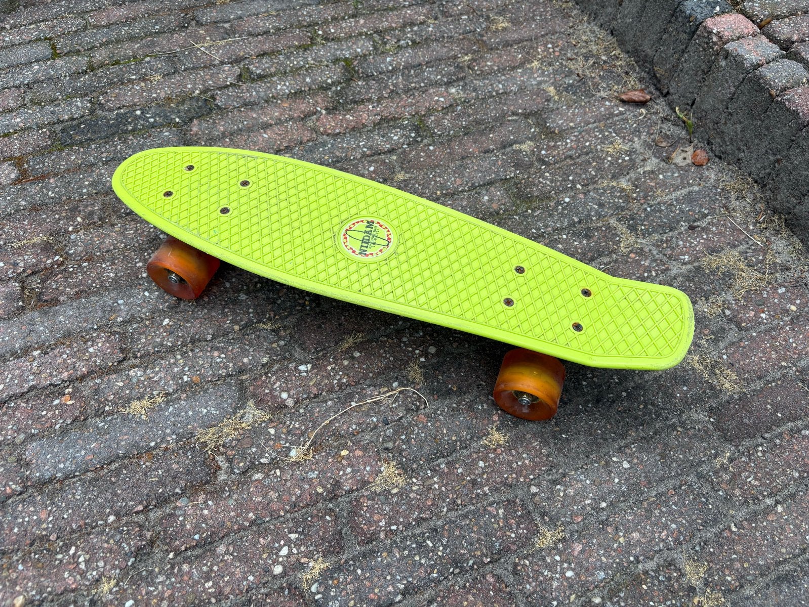 Penny board groen met LED wielen - rolt nog erg lekker!, Ophalen of Verzenden, Gebruikt, Skateboard