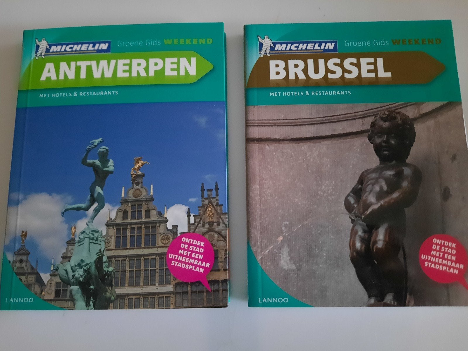 Michelin gids ANTWERPEN en BRUSSEL NIEUW per stuk, Michelin, Europa, Nieuw, Ophalen of Verzenden