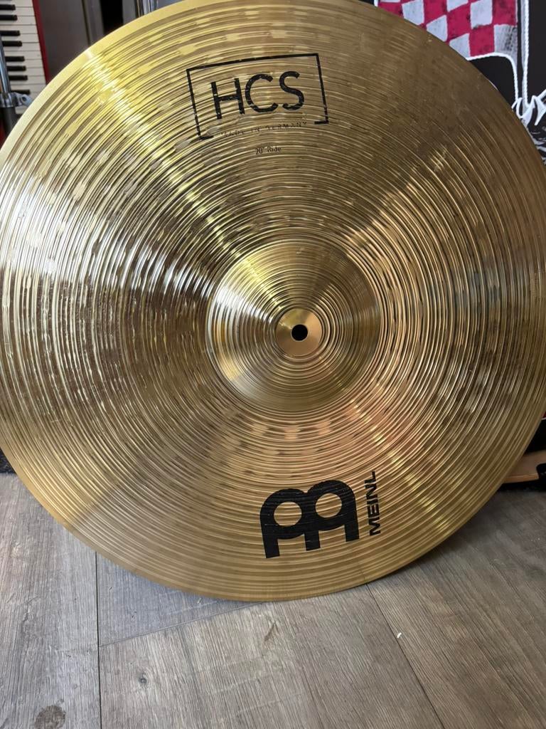 Meinl, Paiste ride bekkens 20”, Ophalen, Zo goed als nieuw, Drums of Percussie