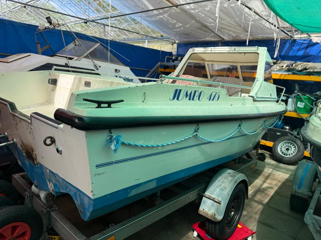 Visboot Jumbo 475 - Ideaal voor zee, zonder motor/trailer, Ophalen, Gebruikt, Overige merken