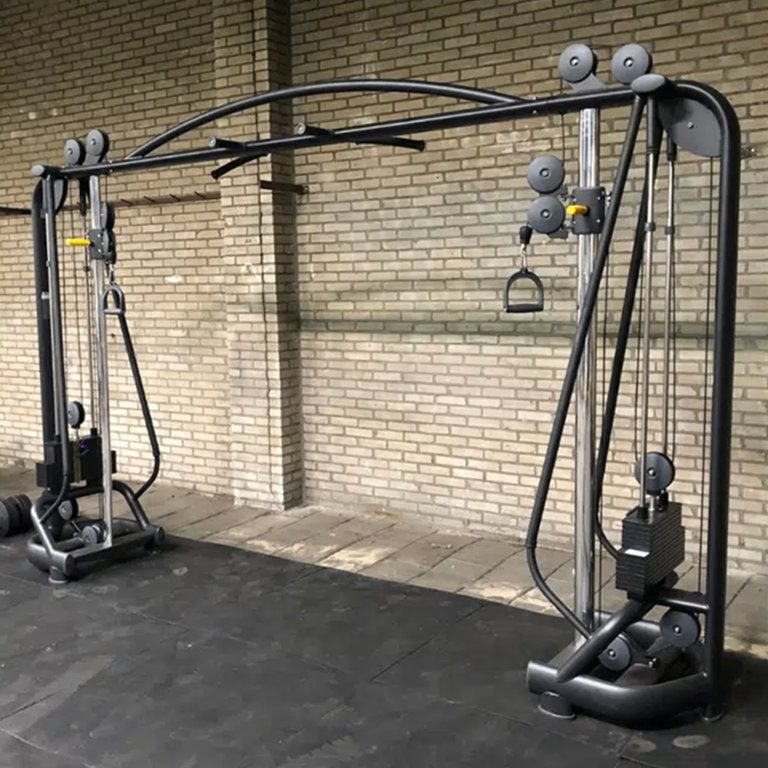 GYMFIT – CABLE CROSSOVER – DUAL PULLEY, Ophalen of Verzenden, Gebruikt, Armen, Overige typen