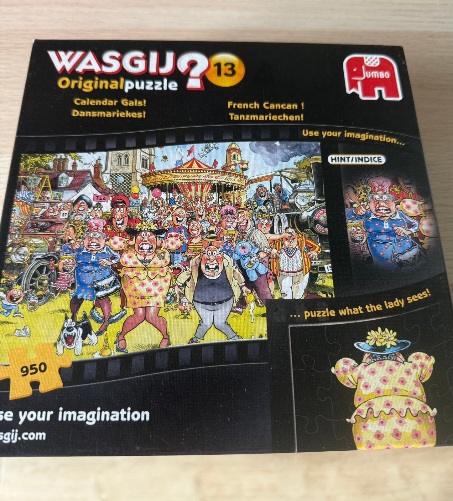 Wasgij 950 stukjes, Ophalen, 500 t/m 1500 stukjes, Zo goed als nieuw