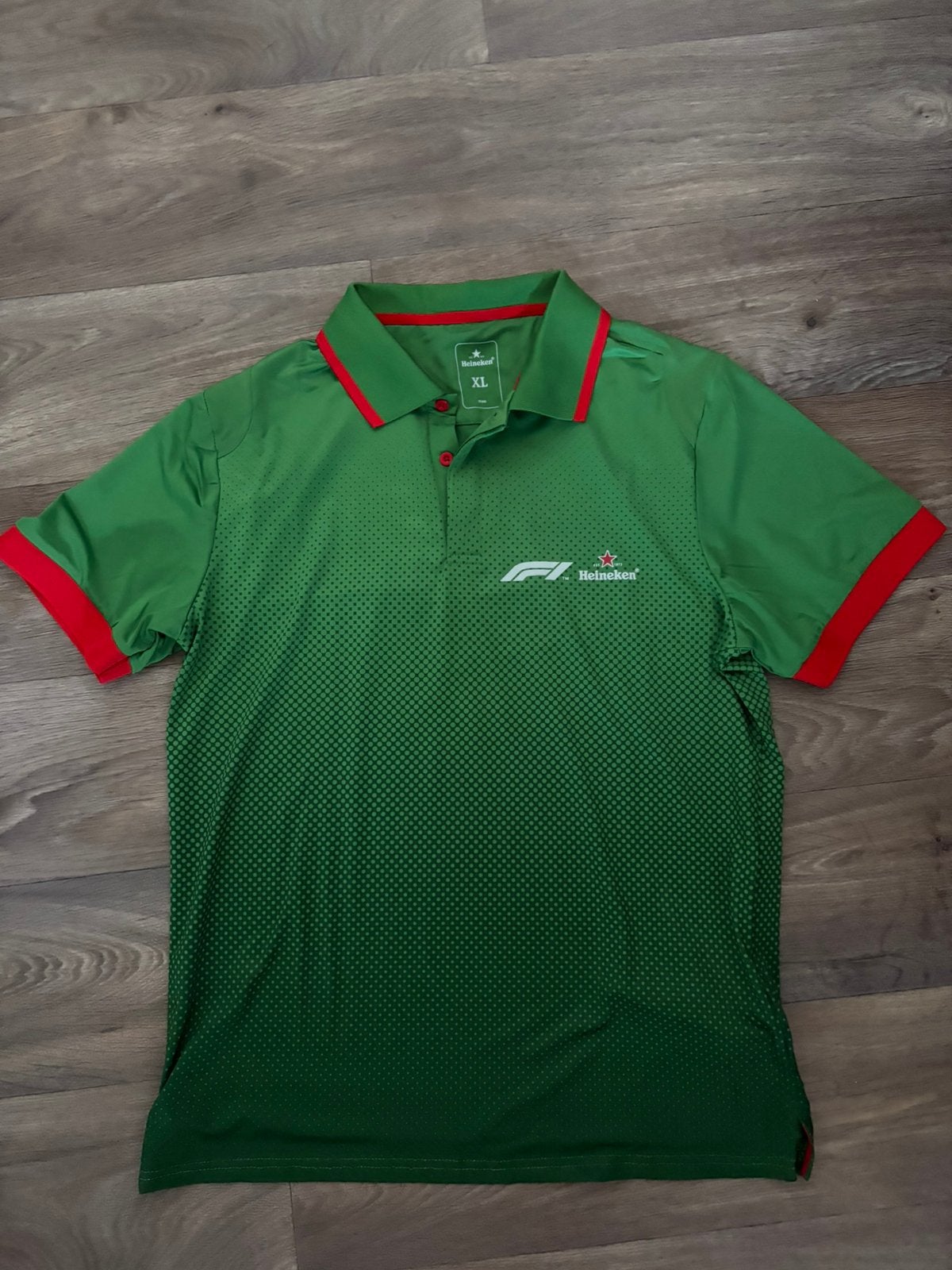 Formule 1 x Heineken Polo maat XL, Ophalen of Verzenden, Nieuw, Maat 56/58 (XL), Groen