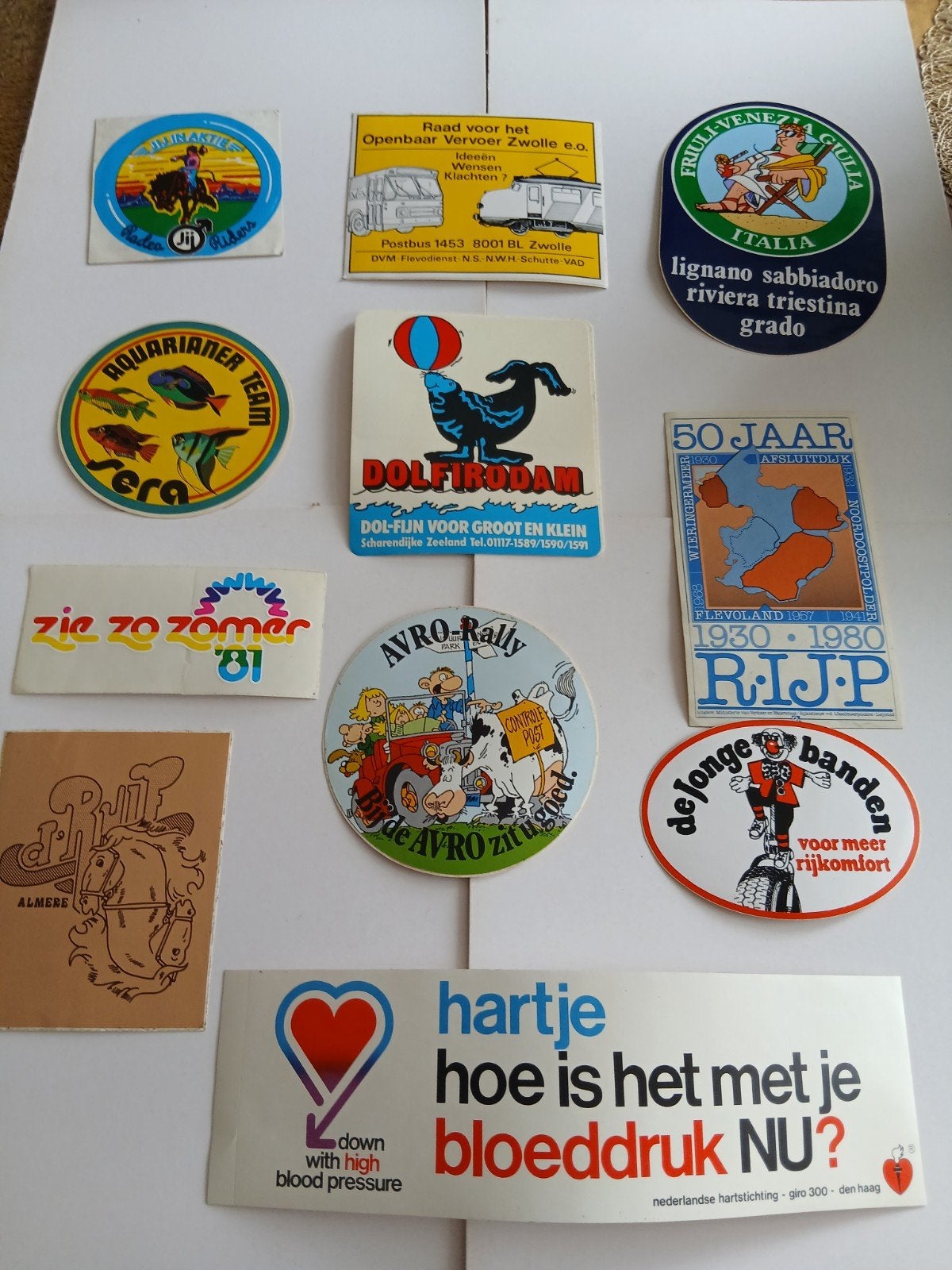 Stickers vintage 3, Verzamelen, Stickers, Ophalen of Verzenden, Zo goed als nieuw