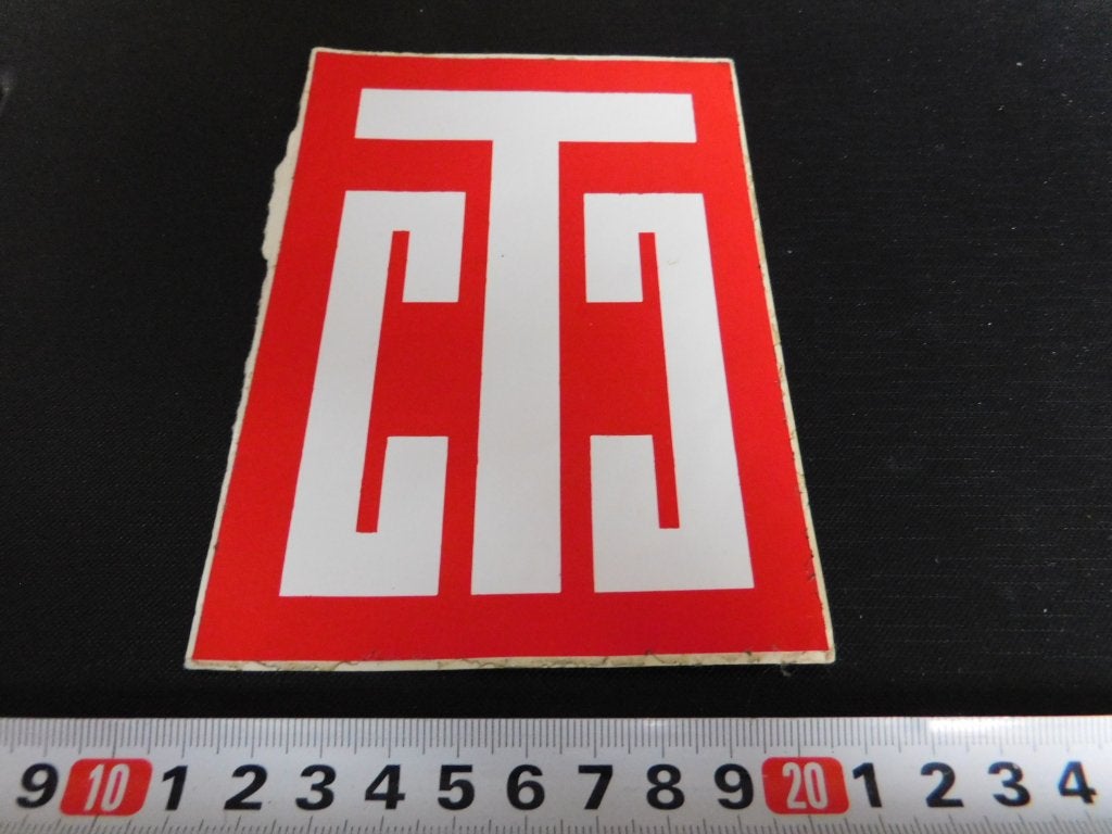 sticker CTC  logo ??, Ophalen of Verzenden, Zo goed als nieuw