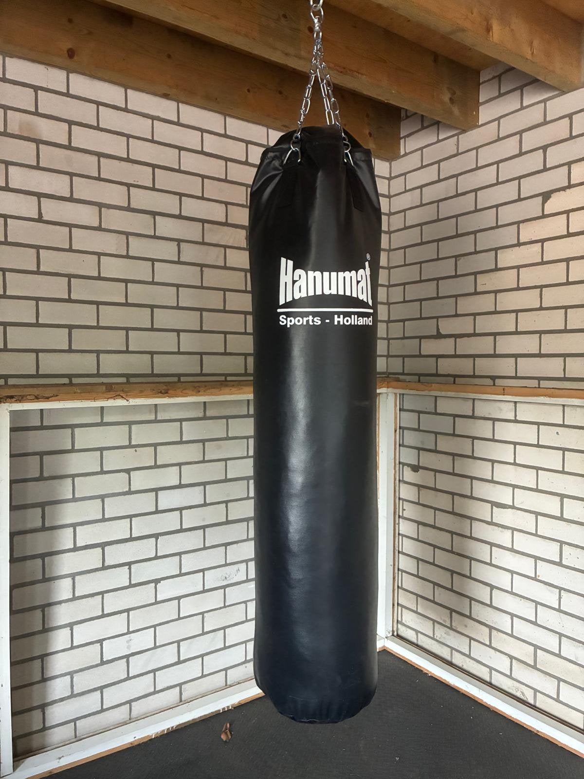 Hanumat boxbal met plafondbevestiging, Sport en Fitness, Ophalen, Zo goed als nieuw, Bokshandschoenen