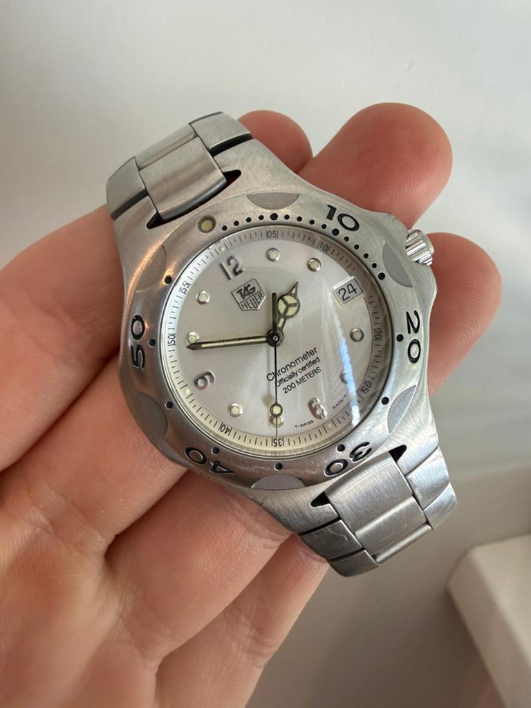 Tag heuer WL5110 serviced, Ophalen of Verzenden, Staal, Overige merken, 1960 of later