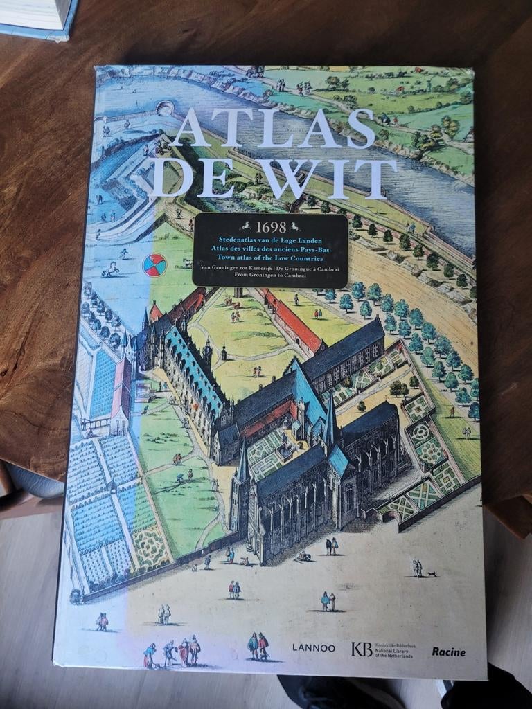 Atlas De Wit 1698 - Stedenatlas van de Lage Landen, Ophalen, Overige atlassen, Zo goed als nieuw, 1800 tot 2000