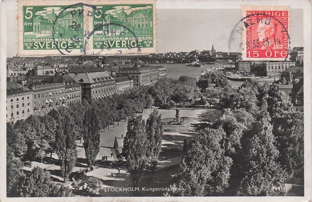 702-477-005 Stockholm Kungsträdgarden, Verzenden, Voor 1920, Overig Europa