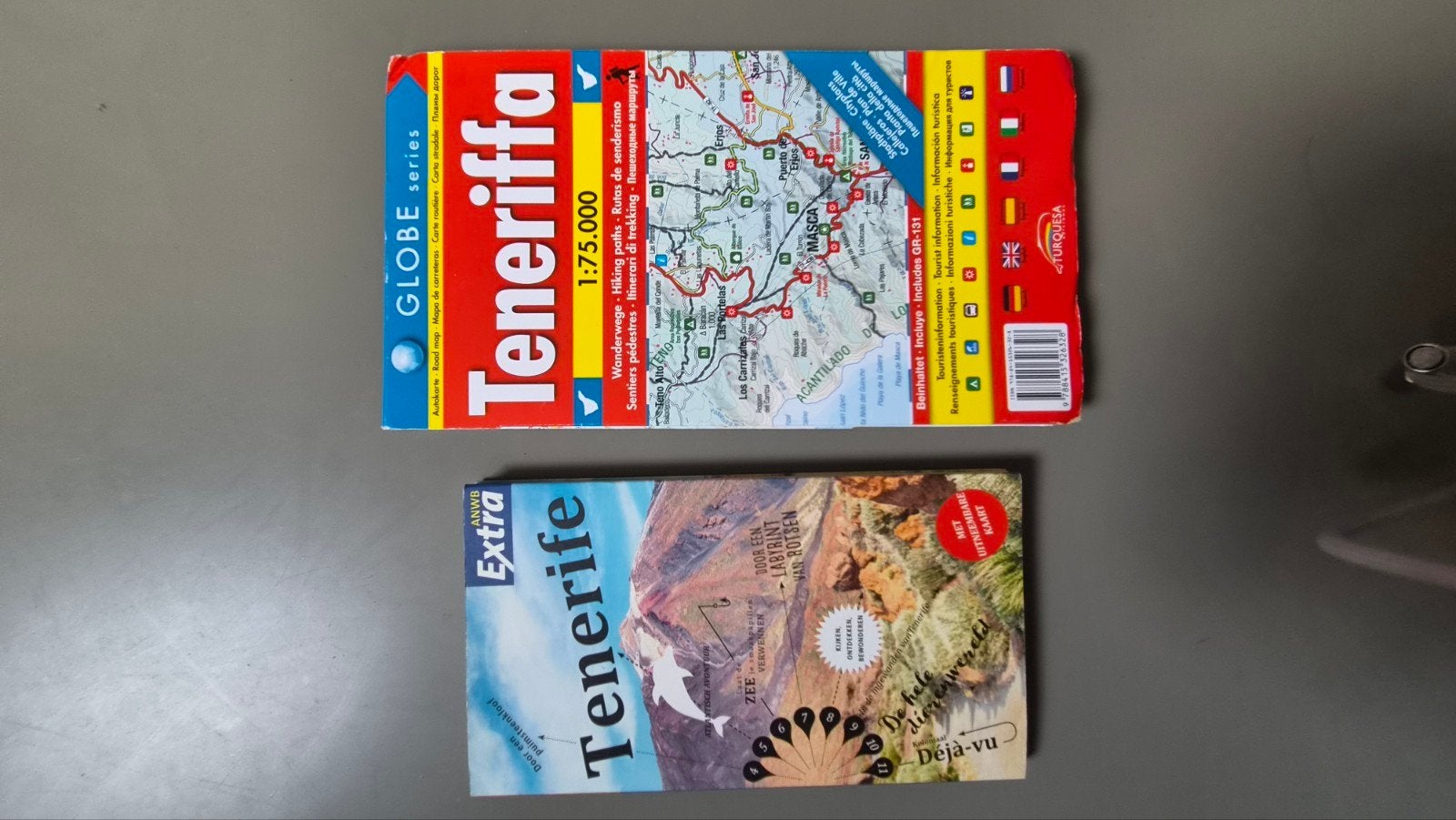 Tenerife Reisgidsen en Kaart - ANWB & Globe Series, Gelezen, Europa, Ophalen of Verzenden, Reisgids of -boek