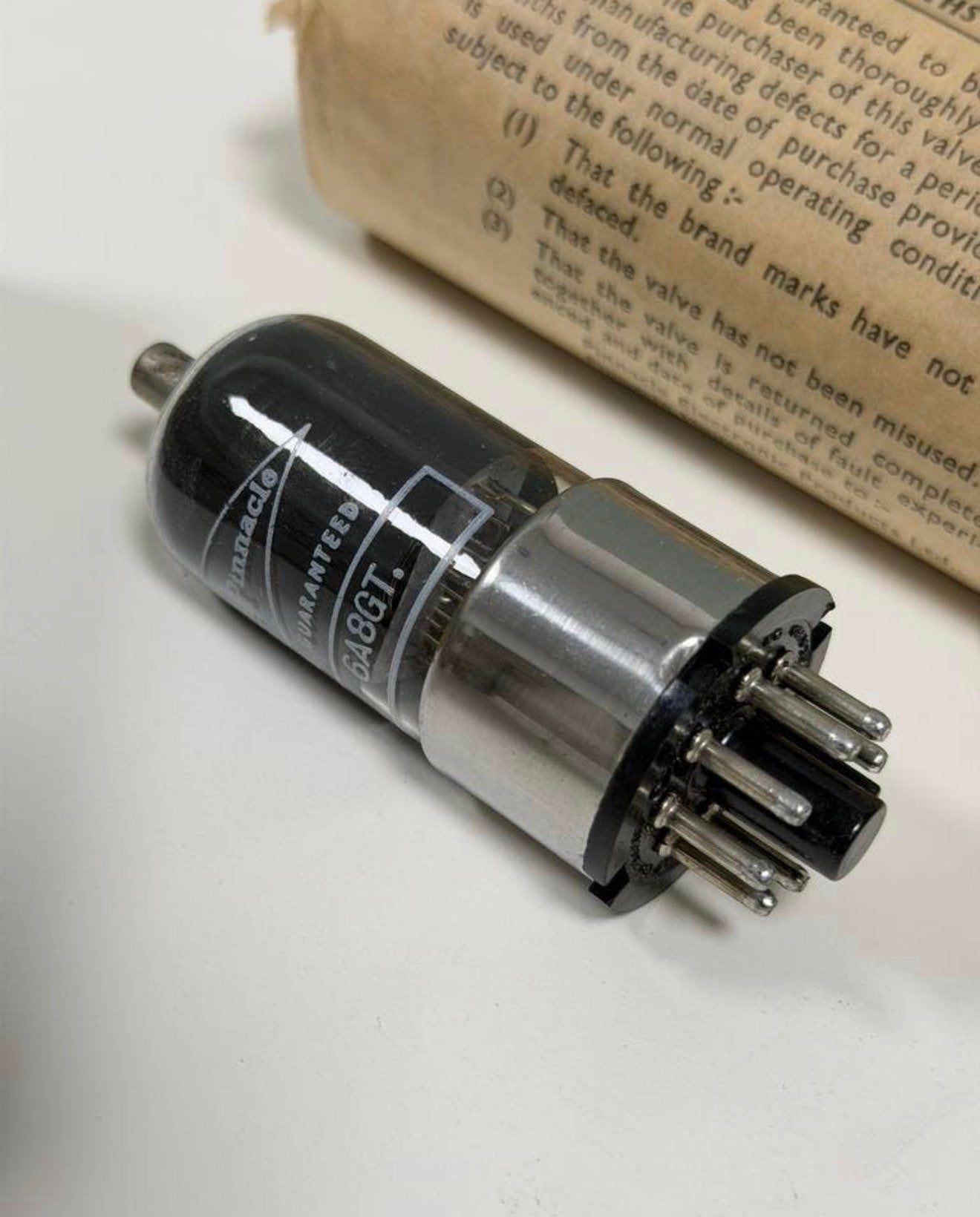 Pinnacle 6A8GT Elektronenbuis NOS Nieuw Vintage radiobuis, Ophalen of Verzenden, H, H, H