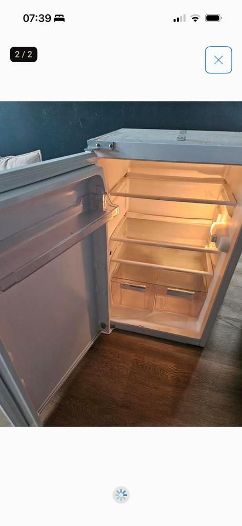 Inbouwkoelkast, 85 tot 120 cm, Zonder vriesvak, Ophalen of Verzenden, Zo goed als nieuw