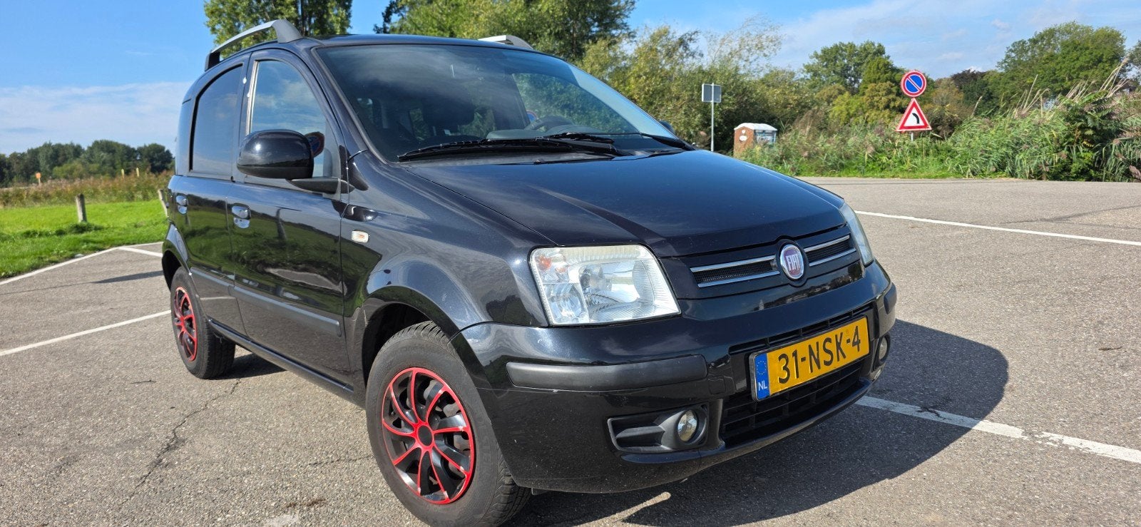 Fiat Panda 1.2 2010 Zwart, 21 km/l, 1242 cc, Zwart, Origineel Nederlands