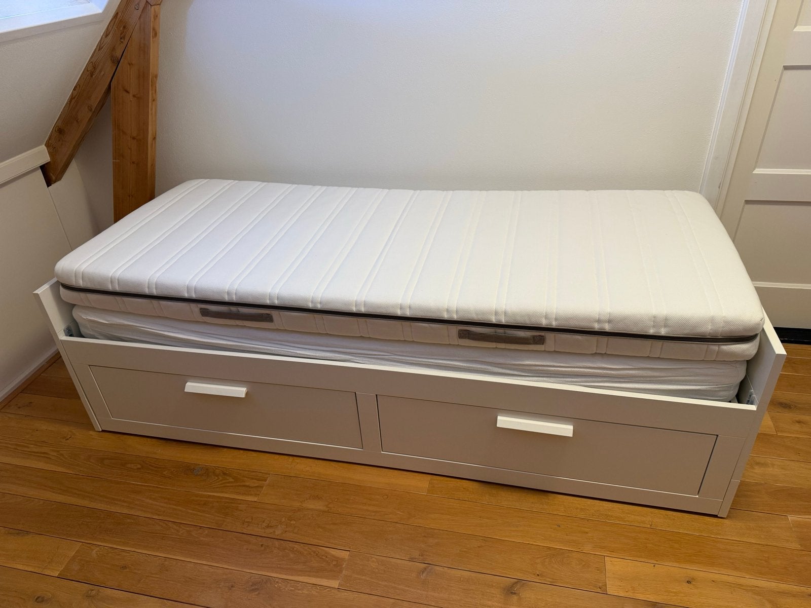 IKEA MALVIK matras 80x200cm, ZONDER bed, Ophalen, Gebruikt, Eenpersoons, 80 cm
