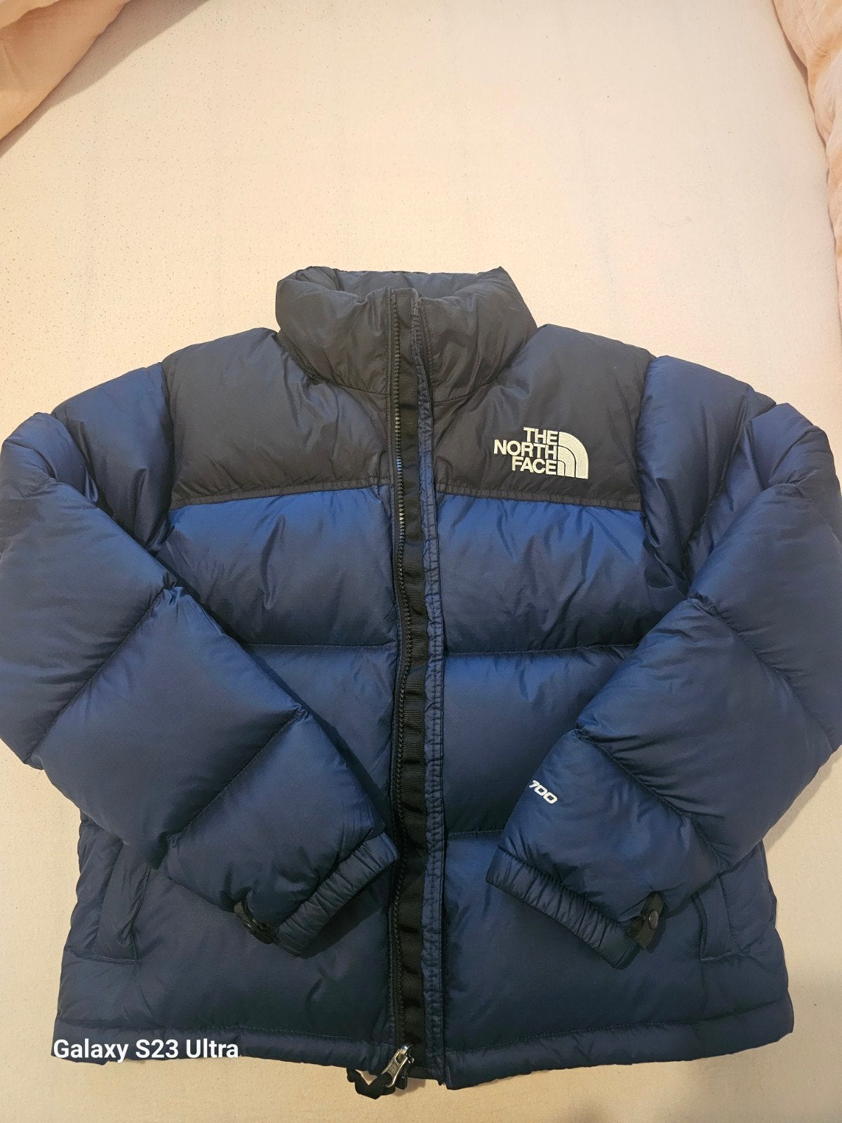 The North Face Nuptse 700 Puffer Jas Dames Maat S, Kleding | Dames, Blauw, Ophalen of Verzenden, Zo goed als nieuw, The North Face