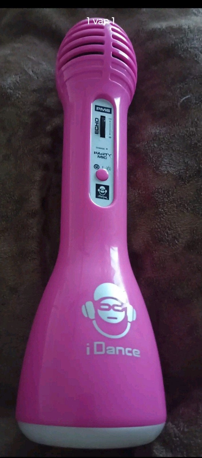 iDance Party Mic PM-6 Bluetooth Karaokemicrofoon Roze, Ophalen of Verzenden, Zo goed als nieuw, Zangmicrofoon, Draadloos