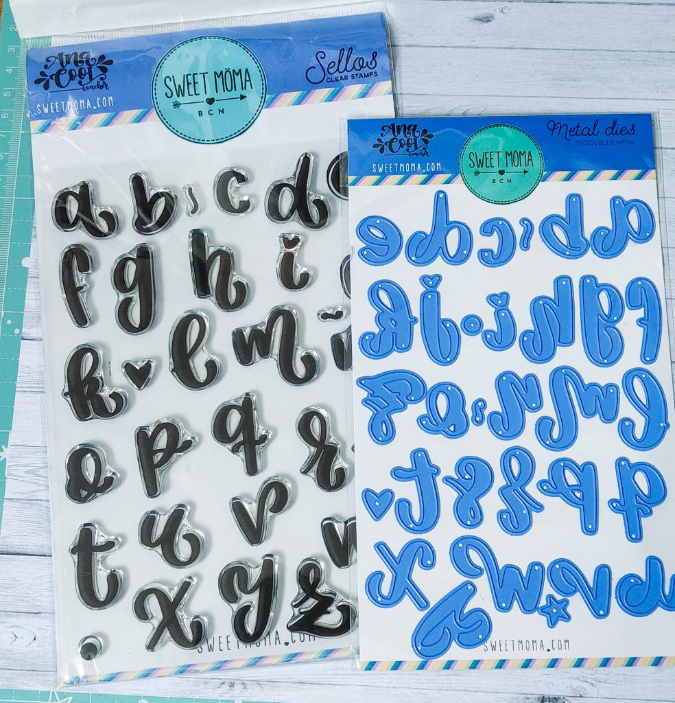 Sweet Moma - Cool Teacher stamp+die set, Ophalen of Verzenden, Nieuw, Clearstamp