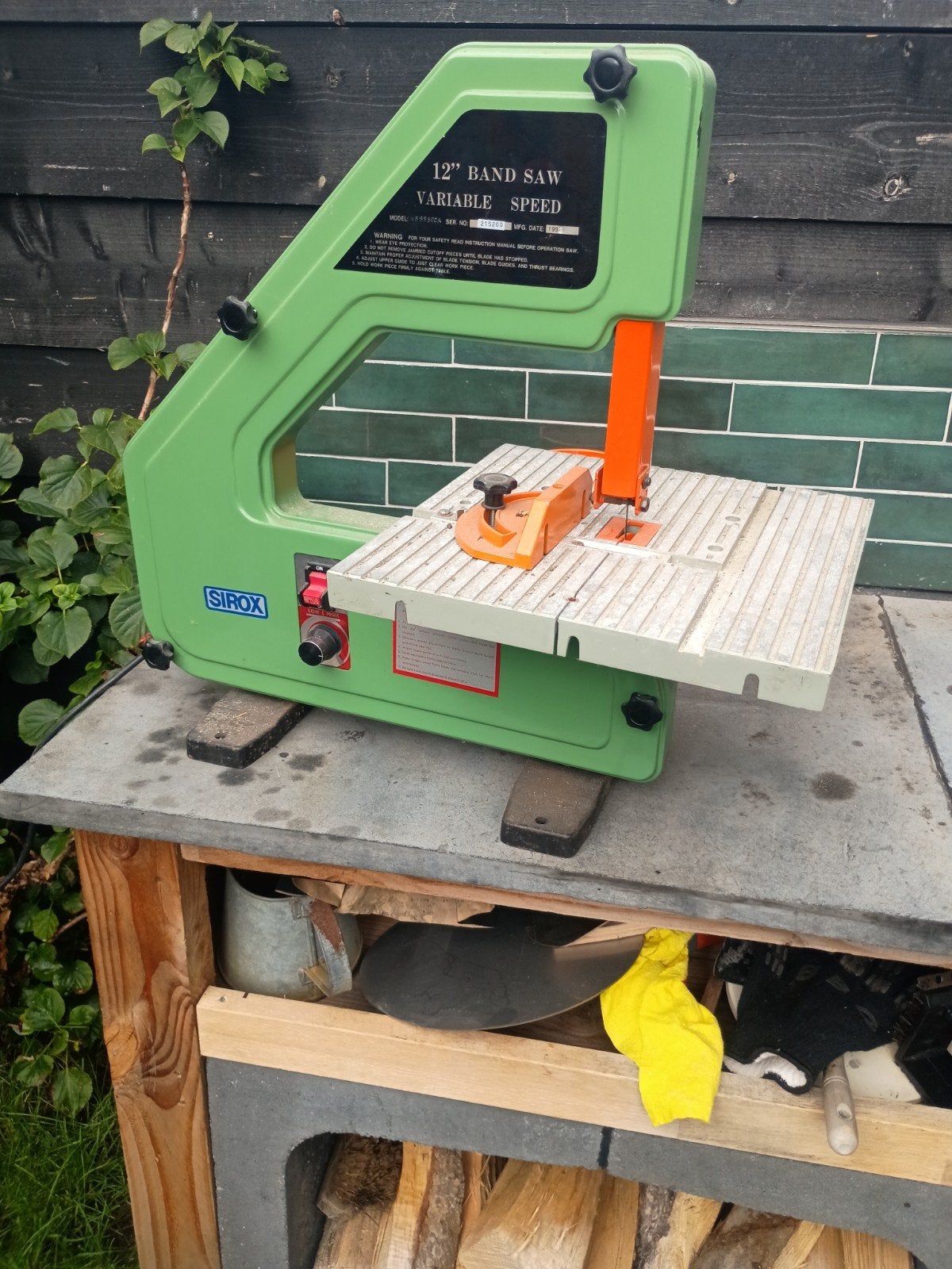 Sirox 12" Lintzaag met Variabele Snelheid, Doe-het-zelf en Verbouw, Ophalen, Gebruikt, 70 mm of meer, 600 tot 1200 watt
