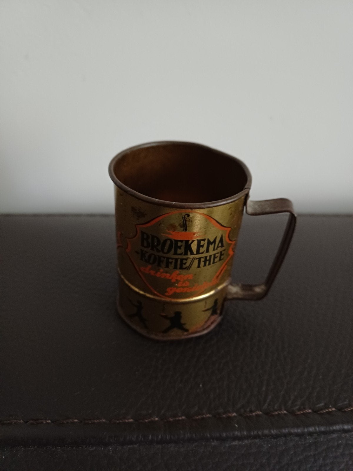 Oud Broekema Koffie/Thee Maatje - Reclame Groningen, Ophalen of Verzenden